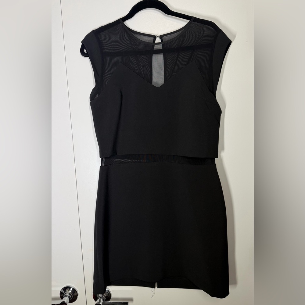 Express Black Backless Dress